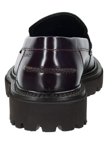 GANT Footwear Leder-Schnürschuhe "Ivyhill" in Bordeaux