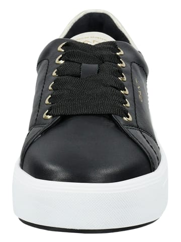 GANT Footwear Skórzane sneakersy "Avino" w kolorze czarnym