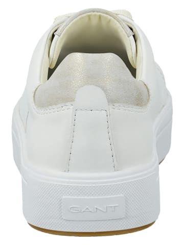 GANT Footwear Skórzane sneakersy "Avino" w kolorze białym