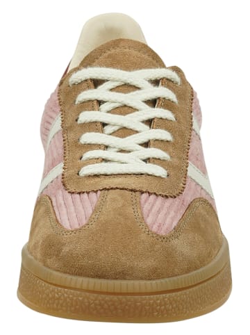 GANT Footwear Skórzane sneakersy "Cuzima" w kolorze jasnoróżowo-jasnobrązowym