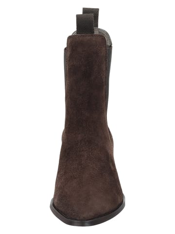 GANT Footwear Skórzane sztyblety "St Broomly" w kolorze brązowym