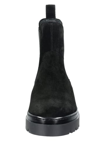 GANT Footwear Skórzane sztyblety "Aligrey" w kolorze czarnym