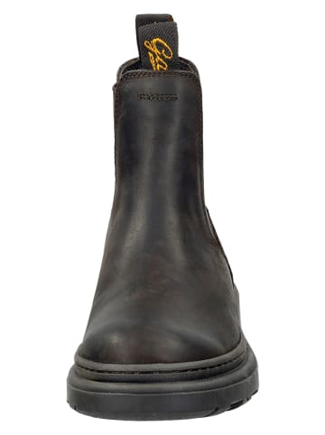 GANT Footwear Skórzane sztyblety "Timbly" w kolorze brązowym