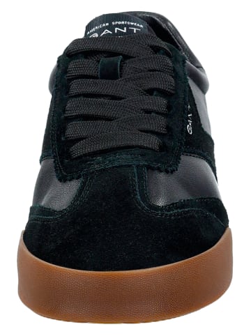 GANT Footwear Skórzane sneakersy "Baylle" w kolorze czarnym