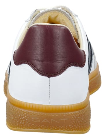 GANT Footwear Skórzane sneakersy "Cuzmo" w kolorze białym