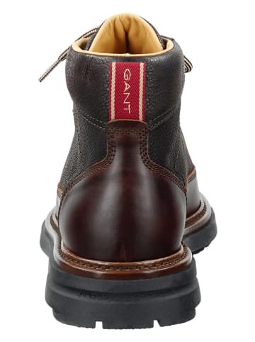 GANT Footwear Leren boots "Hillprep" bruin