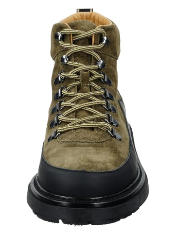 GANT Footwear Leder-Boots "Hillprep" in Oliv
