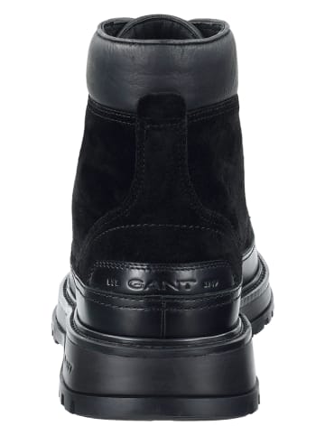 GANT Footwear Skórzane botki "Clafton" w kolorze czarnym