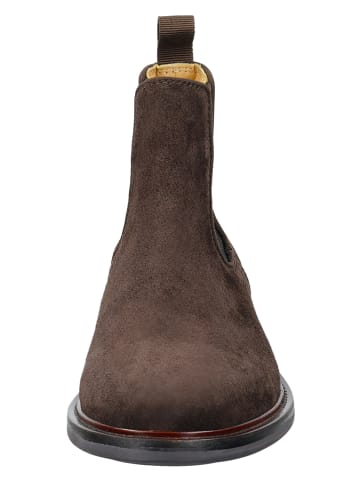 GANT Footwear Skórzane sztyblety "St Fairkon" w kolorze brązowym