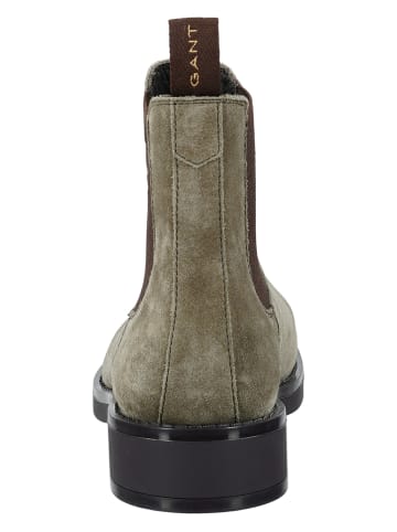 GANT Footwear Leder-Chelsea-Boots "Prepdale" in Taupe
