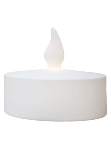 8 seasons LED-Dekoleuchte "Tealight" in Weiß - (H)30 x  Ø 38,5 cm