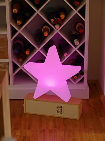 8 seasons Dekoracyjna lampa LED "Shining Star" z funkcją zmiany koloru - wys. 40 cm