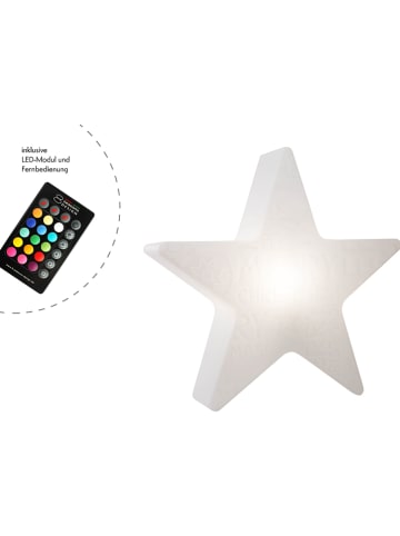 8 seasons LED-Dekoleuchte "Shining Star - Merry Christmas" mit Farbwechsel - Ø 60 cm