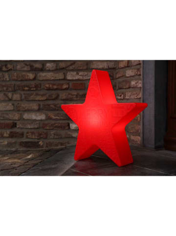 8 seasons LED-Dekoleuchte "Merry Christmas" in Rot - Ø 60 cm