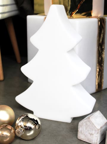 8 seasons LED-Dekoleuchte "Shining Tree Mini" in Weiß - (H)40 cm
