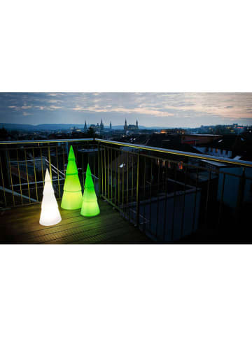 8 seasons Dekoracyjna lampa LED "Shining Tree" w kolorze zielonym - wys. 55 x Ø 21 cm