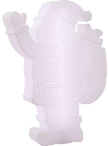 8 seasons Dekoracyjna lampa LED "Shining Santa" w kolorze białym - wys. 78 cm