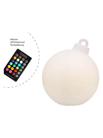 8 seasons LED-Dekoleuchte "Christmas Ball" mit Farbwechsel - Ø 33 cm