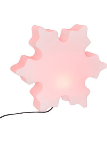 8 seasons LED-Dekoleuchte "Shining Crystal" in Weiß - (H)40 cm
