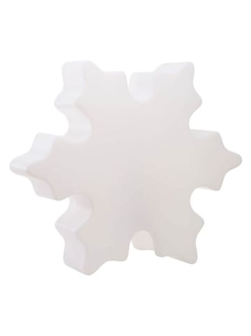 8 seasons LED-Dekoleuchte "Shining Crystal" in Weiß - Ø 60 cm