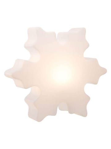 8 seasons LED-Dekoleuchte "Shining Crystal" in Weiß - Ø 60 cm