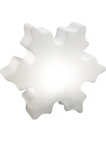 8 seasons LED-Dekoleuchte "Shining Crystal" in Weiß - (H)52 cm