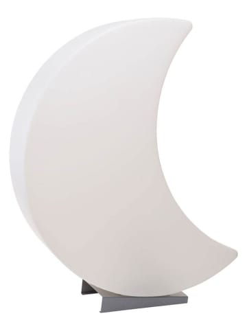 8 seasons Dekoracyjna lampa LED "Shining Moon" w kolorze białym - 40 x 60 x 14,5 cm