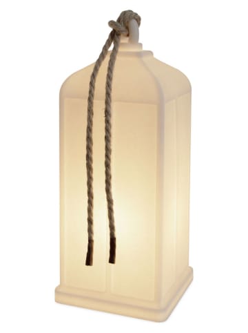 8 seasons LED-Dekoleuchte "Lantern" in Beige - (B)19 x (H)45 cm