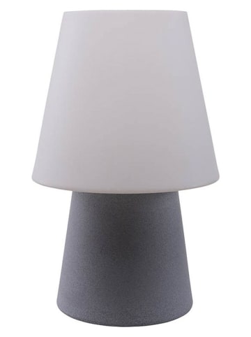 8 seasons Ledtafellamp "No. 1" wit/grijs - (H)60 x Ø 39 cm