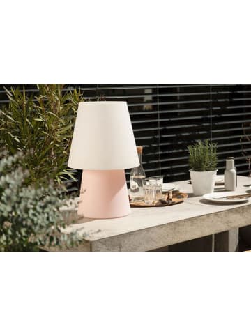 8 seasons LED-Tischleuchte "No. 1" in Rosa/ Weiß - (H)60 x  Ø 39 cm