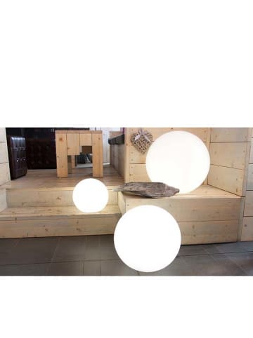 8 seasons Dekoracyjna lampa LED "Shining Globe" w kolorze białym - Ø 50 cm