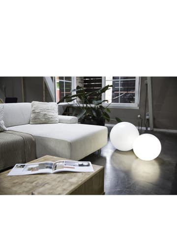 8 seasons LED-Solardekoleuchte "Shining Globe" in Weiß - Ø 50 cm