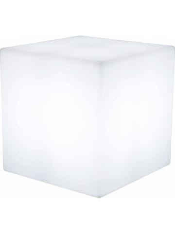 8 seasons Dekoracyjna lampa LED "Shining Cube" w kolorze białym - 33 x 33 x 33 cm