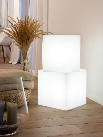 8 seasons Decoratieve ledsolarlamp "Shining Cube" met kleurwisselfunctie
