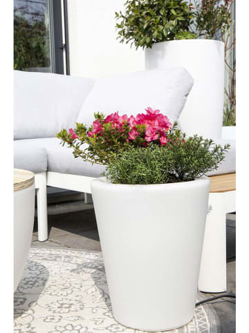 8 seasons Decoledlamp "Classic Pot" wit - (H)39 x Ø 34 cm