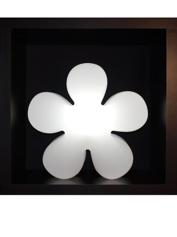 8 seasons Dekoracyjna lampa solarna LED w kolorze białym - Ø 60 cm