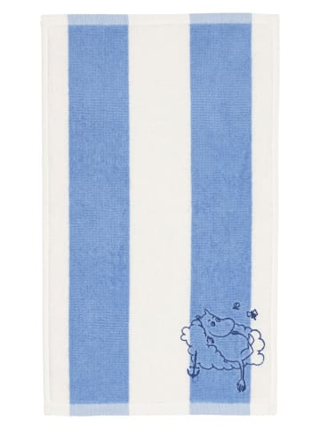 Moomin Gästehandtuch ''Snorkm'' in Weiß/ Blau - (L)50 x (B)30 cm