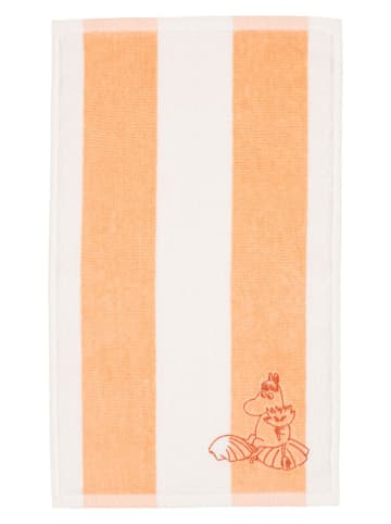 Moomin Gästehandtuch ''Snorkm'' in Weiß/ Orange - (L)50 x (B)30 cm