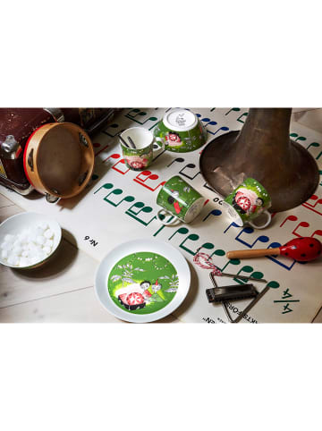 Moomin Kom "Thingumy and Bob'' groen - Ø 15 cm