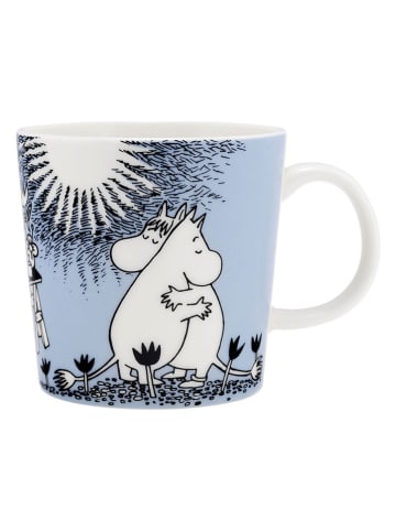Moomin Kaffeetasse "Love" in Hellblau - 300 ml