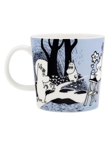 Moomin Kaffeetasse "Love" in Hellblau - 300 ml