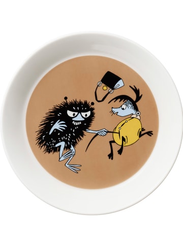 Moomin Dessertbord "Stinky" lichtbruin - Ø 19 cm