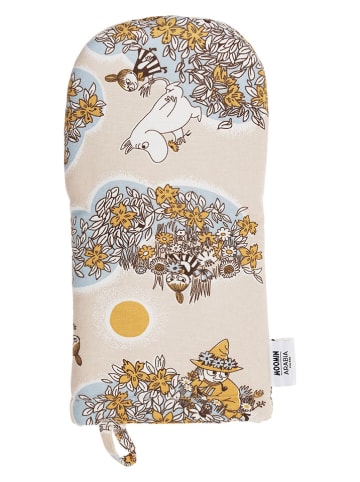 Moomin Ovenwant "Friends Forever" beige/geel - (B)15 x (H)34 cm