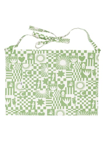 Moomin Fartuch kuchenny "Party" w kolorze zielonym - 48 x 67 cm