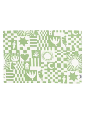 Moomin Tischset ''Party'' in Grün - (L)48 x (B)67 cm