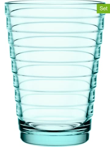 iittala 2er-Set: Gläser "Aino Aalto" in Grün - 330 ml