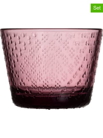 iittala Szklanki (2 szt.) "Tundra" w kolorze fioletowym - 160 ml