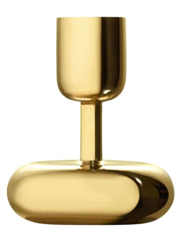 iittala Kerzenhalter ''Nappula'' in Gold - (H)10,7 cm