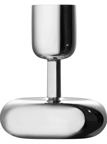 iittala Edelstahl-Kerzenhalter "Nappula" - (H)11 cm