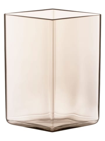 iittala Vase ''Ruutu'' in Beige - (B)11,5 x (H)14 x (T)11,5 cm
